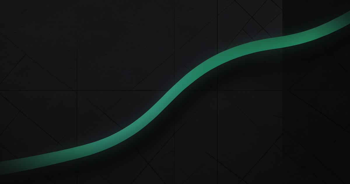 Curva de capital creciente que representa un programa de inversión en apuestas de valor